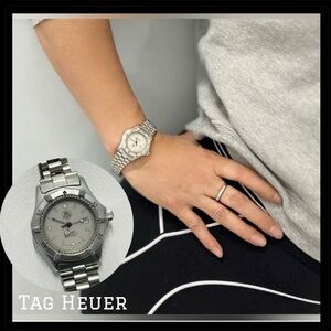 TAG HEUER Women's 2000 962.215 Classic Professional Diver Watch Stainless Steel
